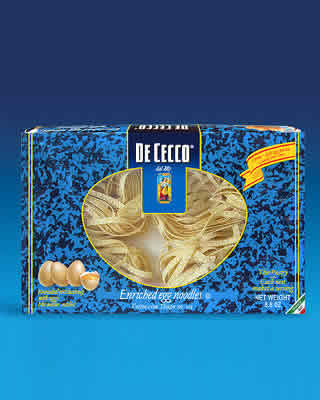 EGG NOODLES,FETTUCCINE Case of 12 / 8.8 OZ from De Cecco Pasta