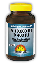 A 10,000 IU / D 400 IU 100ct from Natures Life