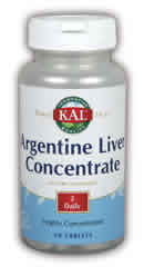 Argentine Liver Concentrate 50ct500mg from Kal
