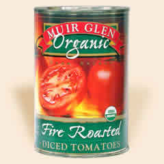 DICED TOMATOES,OG,FIRE-RS Case of 12 / 14.5 OZ from Muir Glen