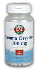 Gamma Oryzanol 100ct 100mg from Kal
