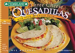 QUESADILLAS,PICO DE GALLO Case of 12 / 9 OZ from Cedar Grove Cheese