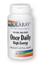 Two-Stage, Timed-Release Once Daily High Energy 120ct from Solaray