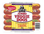 VEGGIE HOT DOG JUMBO LOW FAT Case of 12 / 13.4 OZ from Yves Veggie Cuisine