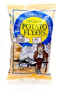 POTATO FLYERS SNACK BAG Case of 24 / 1.5 OZ from Robert's American Gourmet
