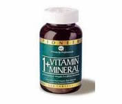 1+ Vitamin Mineral Multiple 60 caps Vegetarian from PIONEER