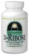 D-ribose 1000mg, 60 tabs