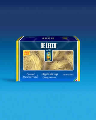 PASTA,ANGEL HAIR Case of 20 / 8.8 OZ from De Cecco Pasta