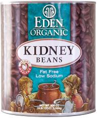 BEANS,OG,RED KIDNEY,CAN Case of 6 / 108 OZ from Eden Foods