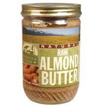 ALMOND BTR,RAW,NATURAL Case of 12 / 16 OZ from WoodStock Farms