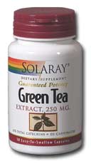 Green tea extract, 30 Cap 250mg