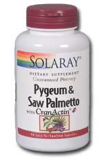 Pygeum & saw palmetto with cranactin, 180ct