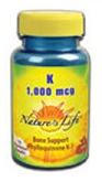 Vitamin k 1000 mcg, 50 Vegetarian Capsules