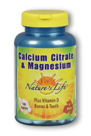 Calcium citrate & mag, 100ct