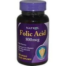 Folic acid 800 mg, 100 CAPS