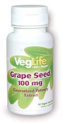 Grape Seed Extract 100 mg 50 Vcp 100mg from VegLife