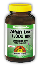Alfalfa Leaf, 1,000 mg 500ct from Natures Life