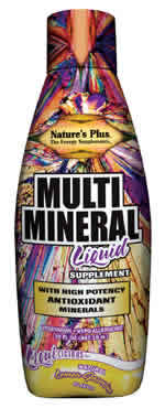 Multi-Mineral Liquid Lemon Jasmine 30 oz from Natures Plus