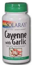 Cayenne With Garlic 100ct 540mg from Solaray