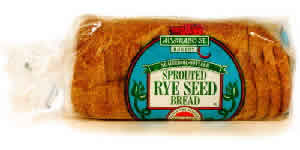 BREAD ORGANIC SPROUTED RYE Case of 6 / 24 OZ from Alvarado Street Bakery