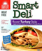 FAT FREE SMART DELI SLICE TURKEY Case of 12 / 5.5 OZ from Light Life Foods