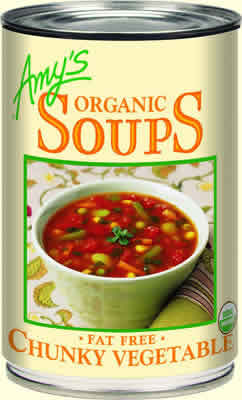 SOUP ORGANIC CHUNKY VEGETABLE Case of 12 / 14.3 OZ from AMY'S
