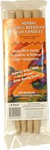 EAR CANDLE,BEESWAX,HERBAL - 1 / 4 PACK from Wally's Natural Products