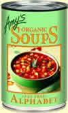 SOUP ORGANIC ALPHABET Case of 12 / 14.1 OZ from AMY'S