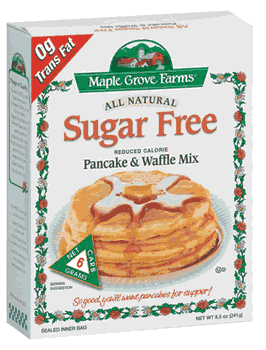 Pancake mix natural sugar free Case of 8 / 8.5 OZ from Maple Grove Farms
