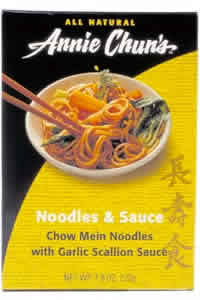 Chow mein noodle w gar sc Case of 6 / 7.8 OZ from Annie Chuns