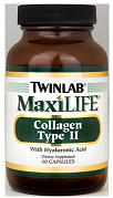 Twinlab - Maxilife chicken collagen type ii 60 caps