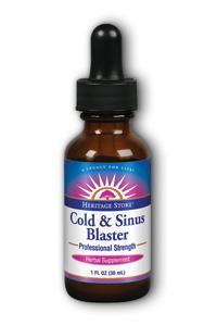 Heritage Store: Cold And Sinus Blaster w/Dropper Herbal 1 oz