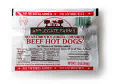 HOT DOG BEEF ANTIBIOTIC FREE