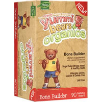 Organic yummi bears bone builder, 90 ct