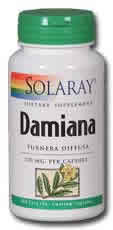 Damiana Leaves 100ct 370mg from Solaray