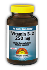 Vitamin B-2, 250mg 100ct from Natures Life