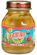 Juice,og,apple Case of 24 / 4 OZ from Earths Best (Hain)