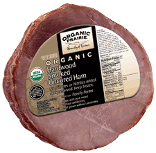 HALF HAM,OG,UNCR,BLN 2-4# Case of 1 / 6 HAMS from Organic Prairie