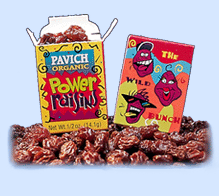 RAISINS,OG,POWER,MINI SNK Case of 24 / 14 BOX from Pavich Family Farms