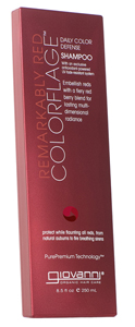 GIOVANNI COSMETICS: COLOR FLAGE SHAMPOO - RED REMARKABLY 8.5OZ