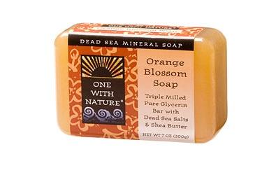 Orange blossom glycerin bar soap, 7 oz