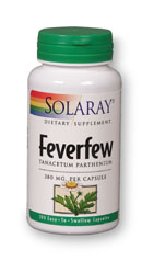 Feverfew Leaves, 100ct 380mg
