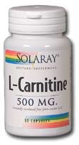 Solaray - L-carnitine 60ct 500mg
