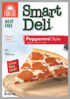 FAT FREE SMART DELI SLICE PEPPERONI Case of 8 / 4 OZ from Light Life Foods