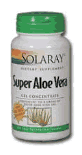 Super Aloe Vera 100ct 40mg from Solaray
