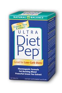 Natural Balance: Ultra Diet Pep With Green Tea Extract 60ct