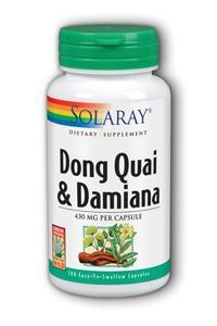 Dong Quai with Damiana 100ct 430mg from Solaray