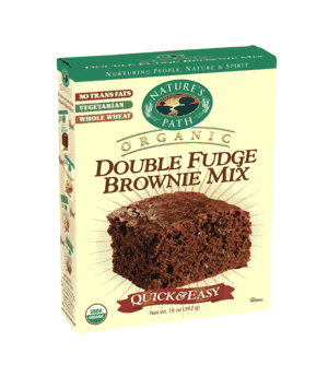 BROWNIE MIX,OG,DBL FUDGE Case of 12 / 14 OZ from Nature's Path