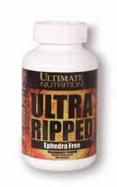 Ultra Ripped Ephedra Free 180ct from Ultimate Nutrition