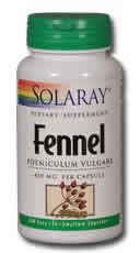 Fennel Seeds 100ct 450mg from Solaray